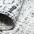 thumbnail image 5 of Nicole Miller New York Patio Sofia Magnolia Transitional Medallion Indoor/Outdoor Area, Rug Navy Blue/Ivory, 5'2"x7'2", 5 of 6