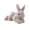 Gray, variant on Gray Gray Easter Bunny Stuffed Animal For Children Soft Plush For Sleeping And Cuddling