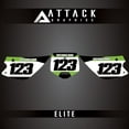 thumbnail image 3 of Attack Graphics Elite Number Plate Backgrounds for Kawasaki KX85 2004, 3 of 3