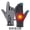 Gray+1 Pair, variant on Winter Gloves for Women Men - Cold Weather Thermal Touch Screen Ski Snow Glove Liners, Non-Slip Palm & Warm Fleece Lined, for Running Cycling Driving Hiking Walking Sports(Black L)