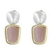 thumbnail image 1 of Moda Retro Perla Colgante Gota Cuelga Pendientes Ear Stud Mujeres Eardrop Joyería (Rosa), 1 of 4