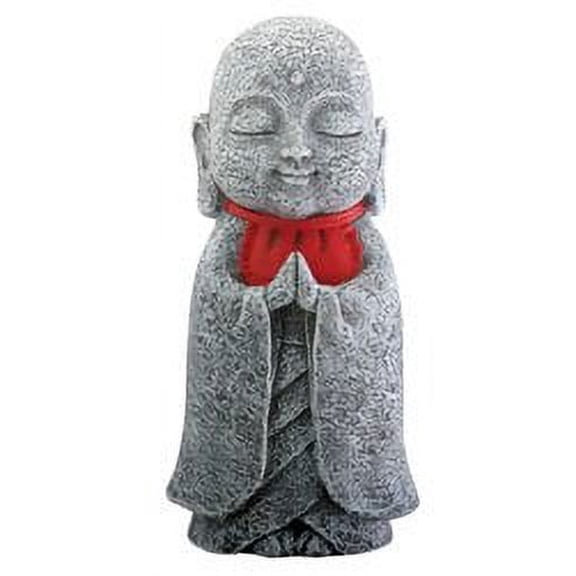 Ksitigarbha Japanese Bodhisattva Jizo with Red Bib Buddhism Figurine