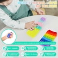 thumbnail image 4 of Juguete sensorial Push Bubble Pop Fidget HUOGUO Autism Kids, 2 unidades, 4 of 5
