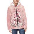 thumbnail image 2 of DISNIMO Christmas Snowman Hoodie Girl Flower Hoodies for Girls 14/16 Zippered Hoodie Kids Zip Up Hooded Sweatshirt Boys Zip Sweatshirts with Hoodie Hooded Jacket Childrens Hoodie Jackets Teen Soft, 2 of 7