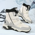 thumbnail image 5 of Men'S High-Top Winter Snow Boots with Thick Rubber Sole & Warm - All-Season Hiking Boots with Hook-and-Loop Closure, Color Options, 5 of 9