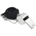 thumbnail image 1 of Premium whistle whistle stainless steel referee whistle for children, teachers and referees - practical signal whistle including collar, 1 of 5