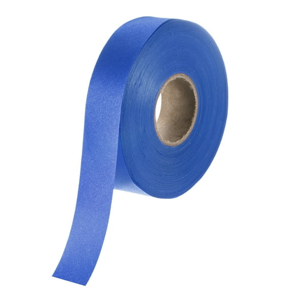 Uxcell 1-Pack Extra Wide Single Fold Bias Tape, 1 Inch x 55 Yards Satin Bias Tape for Sewing/Quilting/Hemming [Blue]