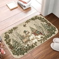 thumbnail image 5 of 1pc A Snowman with Children Absorbent Non-Slip Bathroom Thickened Flannel Rug Decor,Soft,Quick Drying,Suitable For Indoor/outdoor Use,Bathrooms,Bedrooms,Kitchens,Terrace,Laundry Rooms,16"x24", 5 of 9