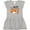 AC-Heather Grey, variant on Inktastic This Tiger is 1 Cute Smiling Baby Tiger Girls Baby Dress