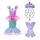 thumbnail image 2 of Little ermaid riel rincess resse para irl urple esh alloween risstmas equin - rock con ishtail ulle acostado en manguito zhangmengya unisex, 2 of 2