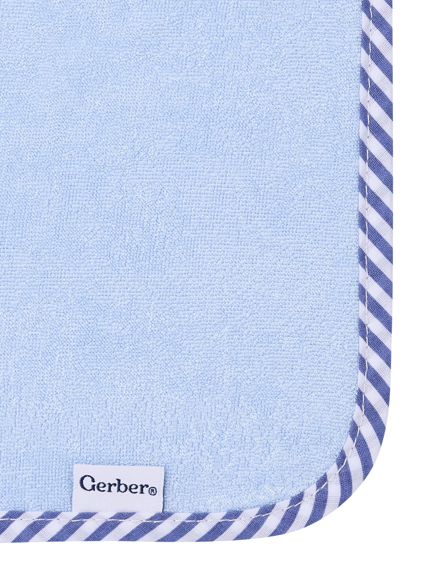 Gerber Baby Boy Blue Absorbent Knit Terry Washcloth, 6-Pack, One Size