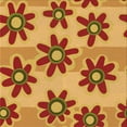 thumbnail image 1 of Ahgly Company Machine Washable Indoor Square Transitional Grapefruit Red Area Rugs, 4' Square, 1 of 7