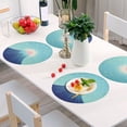 thumbnail image 6 of Ryvnso Mountain Night View Round Plate Mats Dining Table Placemat Set of 4 for Holiday Decoration, 6 of 7