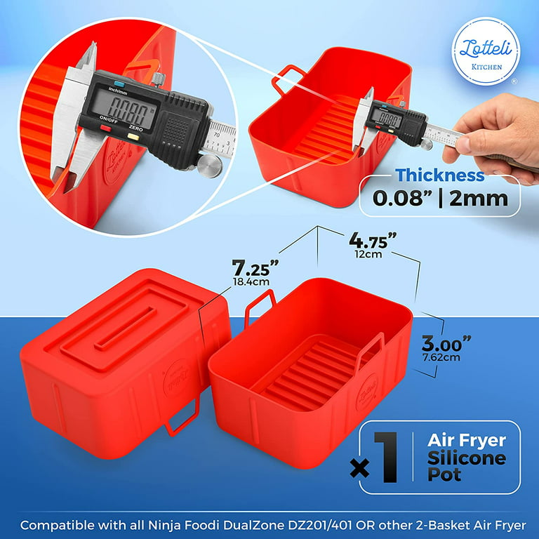 6 Piece Dual Basket Air Fryer accessory bundle – Lotteli Inc.