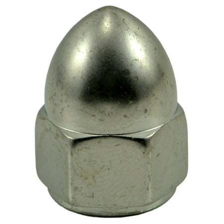 

5/16 -24 Polished 18-8 Stainless Steel Fine Thread Acorn Nuts (6 pcs.)