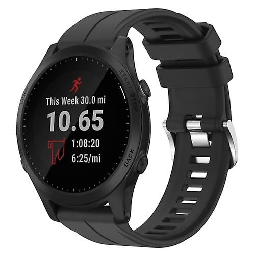 For Garmin Forerunner 945 22mm Solid Color Silicone Watch Band