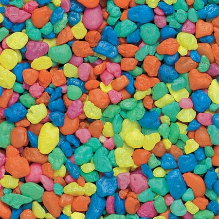 - Estes PermaGlo Gravel - Rainbow - 2 lb
