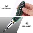 thumbnail image 2 of MasteelfCA Voltage Detector Digital Reading Tester Electric LED Flashlight Tester (Green), 2 of 8