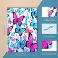 thumbnail image 2 of Spiral Notebook,College Ruled Journal,8.26" x 5.71" 50 Sheets/100 Pages,2 Pack - Colorful Butterflies Flying in The Sky With Cartoon Style, 2 of 7