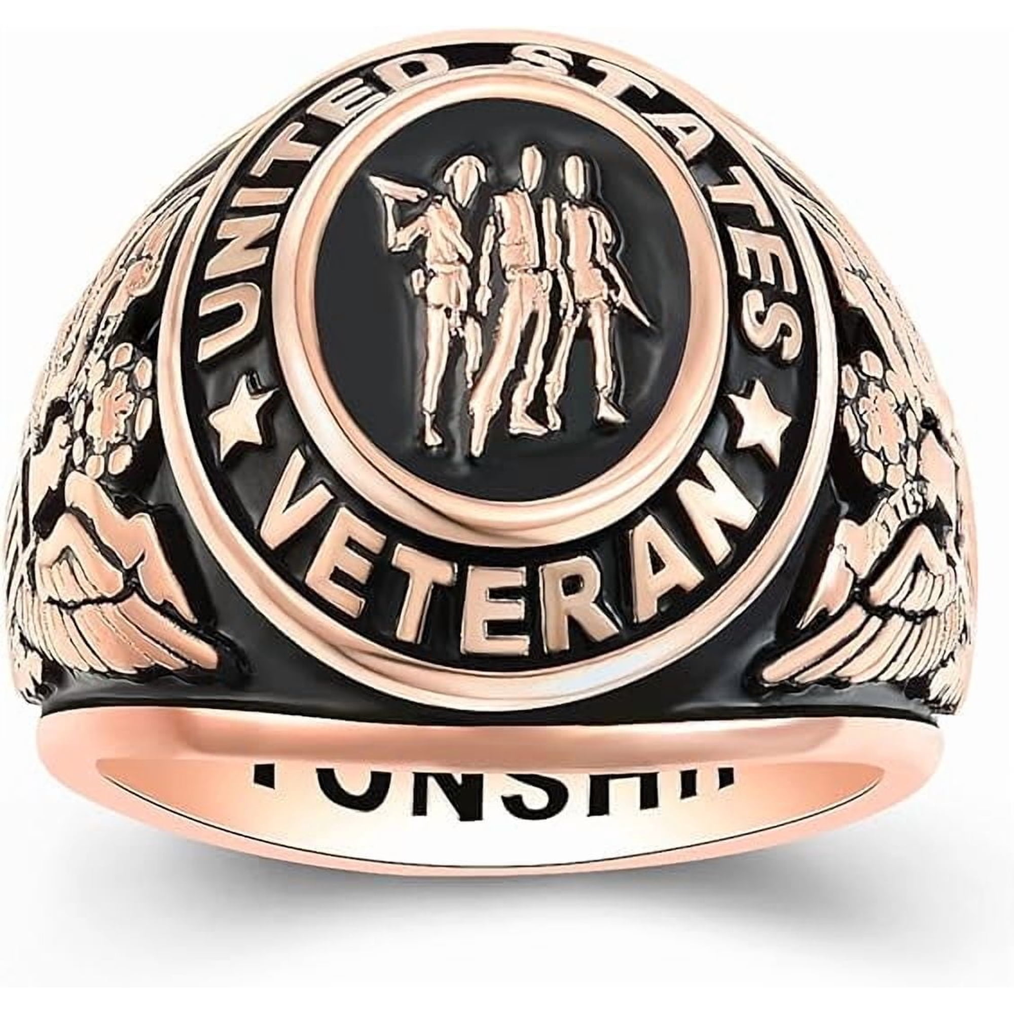 Custom Class Rings Fully Personalized Class Rings for Women High School Rings Women's Class Rings Size 5-15 Graduation Rings for Women Cubic Zirconia Birthstone Rings