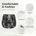 thumbnail image 6 of Picia Rose Flowers Pattern Women's 2 in 1 Athletic Running Shorts High Waisted Workout Casual Gym Sweat Shorts with Comfy Liner Zipper Pockets-XX-Large, 6 of 9