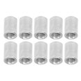 10Pcs Coupling Nut Round Rod Connector 304 Stainless Steel Female ...