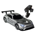 thumbnail image 3 of Coche de control remoto a escala 1/43, regalo de cumpleaños, premium, fácil de controlar, duradero, práctico, modelo de coche de control remoto. Plata, 3 of 8