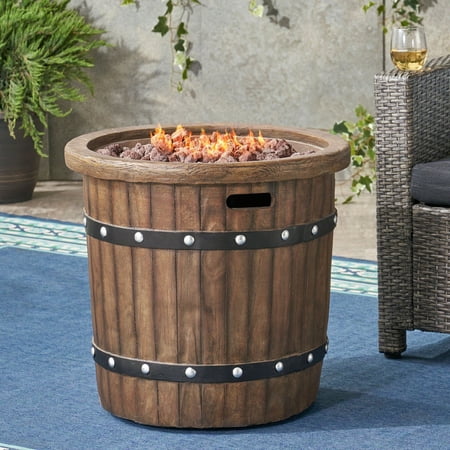 Mondawe 25" Round MGO Fire Pit - 40,000 BTU