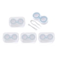 thumbnail image 2 of Caja de almacenamiento portátil para lentes de contacto, contenedor de 2-4 paquetes, 5 uds. 2 piezas, 2 of 10