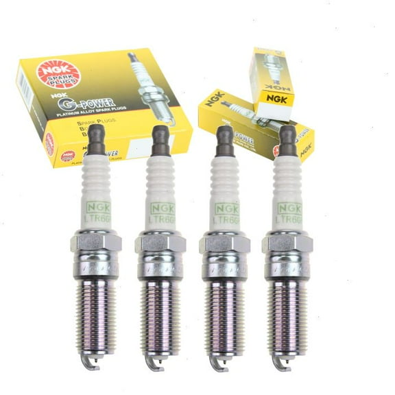 4 pc NGK G-Power Spark Plugs compatible with Ford Fiesta 1.6L L4 2011-2019