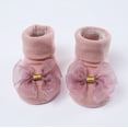 thumbnail image 4 of lnmuld Baby Socks Soft Sole Baby Socks with Matching Hair Bow Set Non- Floor Footwear for Toddlers and Kids Size:0-6 Months, 4 of 6