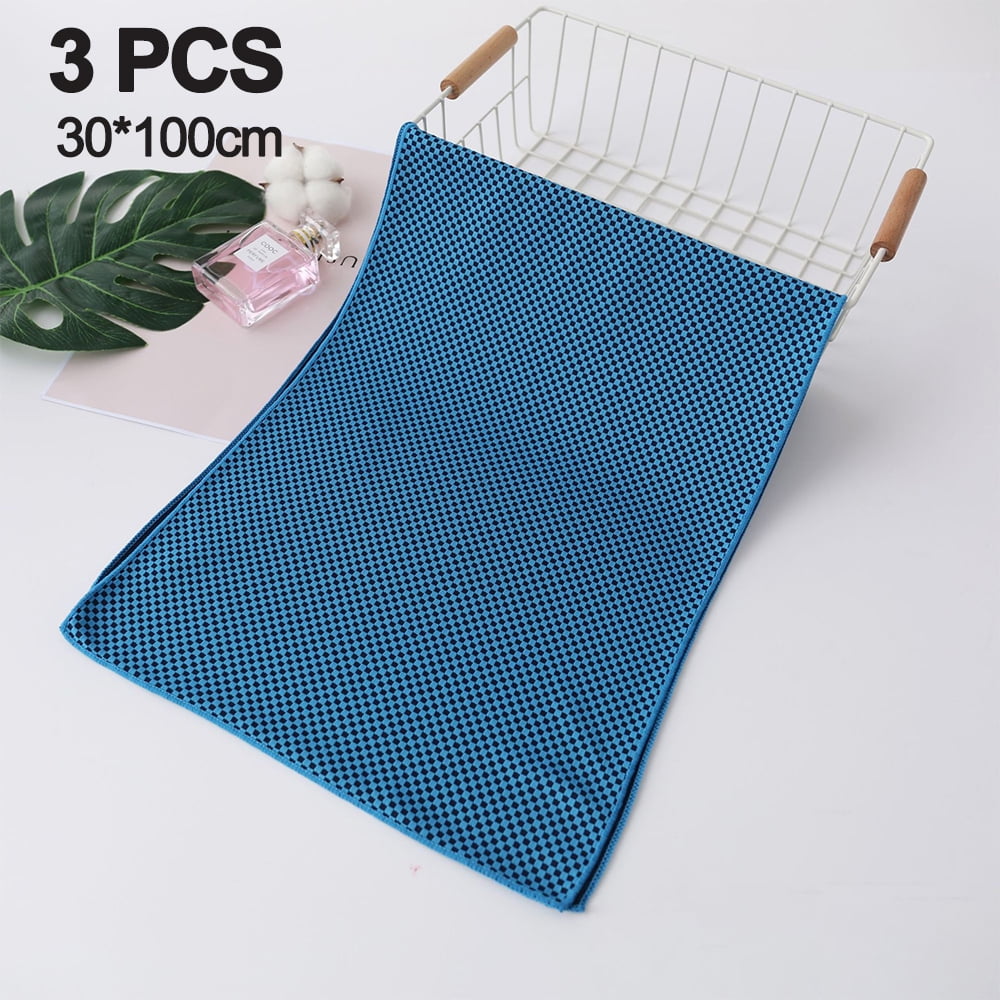 Cooling Towels 3 Pack - Lightweight Microfiber Towel for Gym