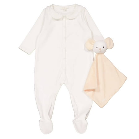 Chloe Infant Cotton Romper And Pacifier Set Size 12M