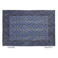 thumbnail image 3 of SAMURAI HOME Handloom Rugs 6x4 Feet | Non-Slip Floor Carpet | Indian Dhurrie Cotton Block Printed Non Shedding Area Rugs for Living Room, Bedroom, Hall, Office (Light Grey & Blue), 3 of 7