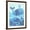 Brown Frame, variant on Art.com Ocean Blue Art Print by Kim Conway, 12" x 16"