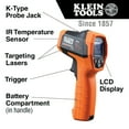 thumbnail image 2 of Klein Tools IR10 Infrared Thermometer, Digital Thermometer Gun with Dual Targeting Laser, 20:1 C40, 2 of 3