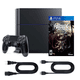 thumbnail image 1 of Sony Playstation 4 PS4 Original 500GB Gaming Console with Fallout 4 and Retrofam Controller, Black (Refurbished), 1 of 5