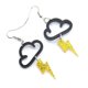 thumbnail image 4 of Lindos pendientes con forma de gota de nube para mujer, adornos para regalo de cumpleaños ------Código de producto 71819, 4 of 5