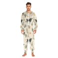 thumbnail image 3 of FORMRS Onesies Pajama for Adults Unisex Hoodie Winter Jumpsuit One Piece Sleepwear, Sizes S-2XL, Cowboy Pattern, 3 of 7