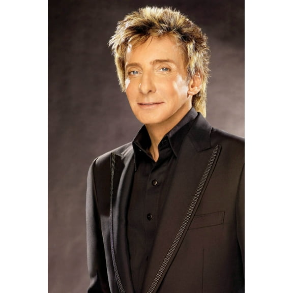Barry Manilow Poster 12x16 Print on Metal Sign 12in x 16in Multi-Color Square Adults Best Posters
