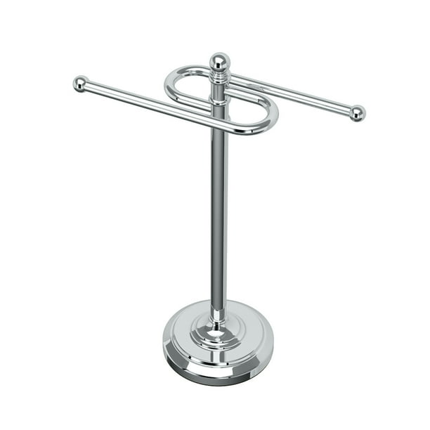 Freestanding 14.25"H Countertop SStyle Hand Towel Holder, Chrome