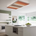 thumbnail image 3 of Burnt Orange Brown Magnetic Fluorescent Light Covers for Ceiling Lights 2 x 4 Feet, Farmhouse Vintage Wooden Office Classroom Kitchen Drop Ceiling Light Covers Lighting Filters Shade Panel 1 Pack, 3 of 9