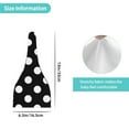 thumbnail image 3 of Sikiie Black and White Polka Dot Baby Newborn Hats, Infant Knotted Baby Hat, Beanie Top Knot Caps for Baby Boys Girls, 3 of 5