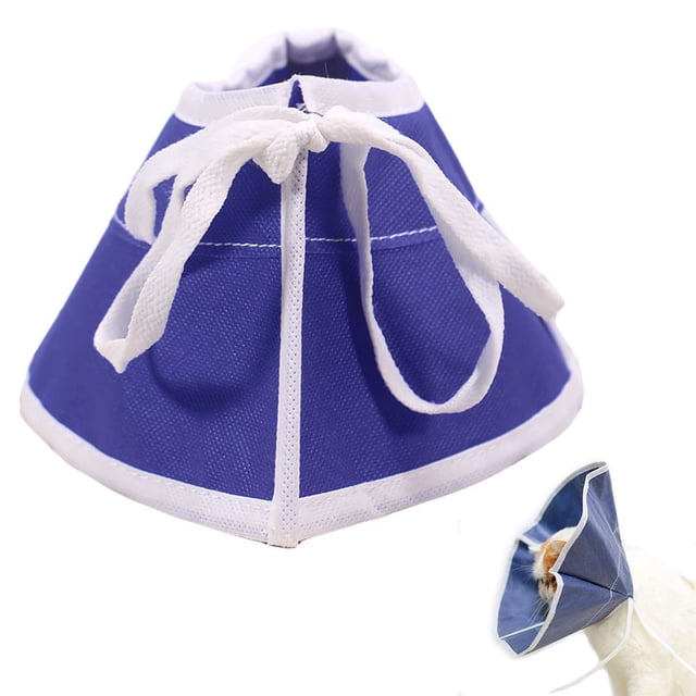 Collier de Récupération pour Chat Doux, Collier Cône pour Chat, Collier Élisabéthain en Tissu Non Tissé, Collier de Protection pour la Guérison des Plaies Spécialement Conçu pour les Chats