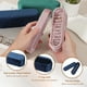 thumbnail image 3 of Caja de anillos de terciopelo Uxcell, estuche de joyería de viaje organizador de anillos con 11 compartimentos para propuesta de regalo de mujeres en Navidad, Azul Oscuro, 3 of 7
