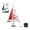 Red, variant on PLAYSTEAM Voyager 280 STEM Science 2.4GHz RC Sailboat Wind Powered Model with Adjustable Sail and Rudder for Learning Wind Direction , Blue