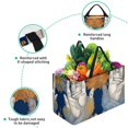 thumbnail image 3 of Pray Large Foldable Oxford Cloth Shopping Bag Storage Basket, 3 of 7
