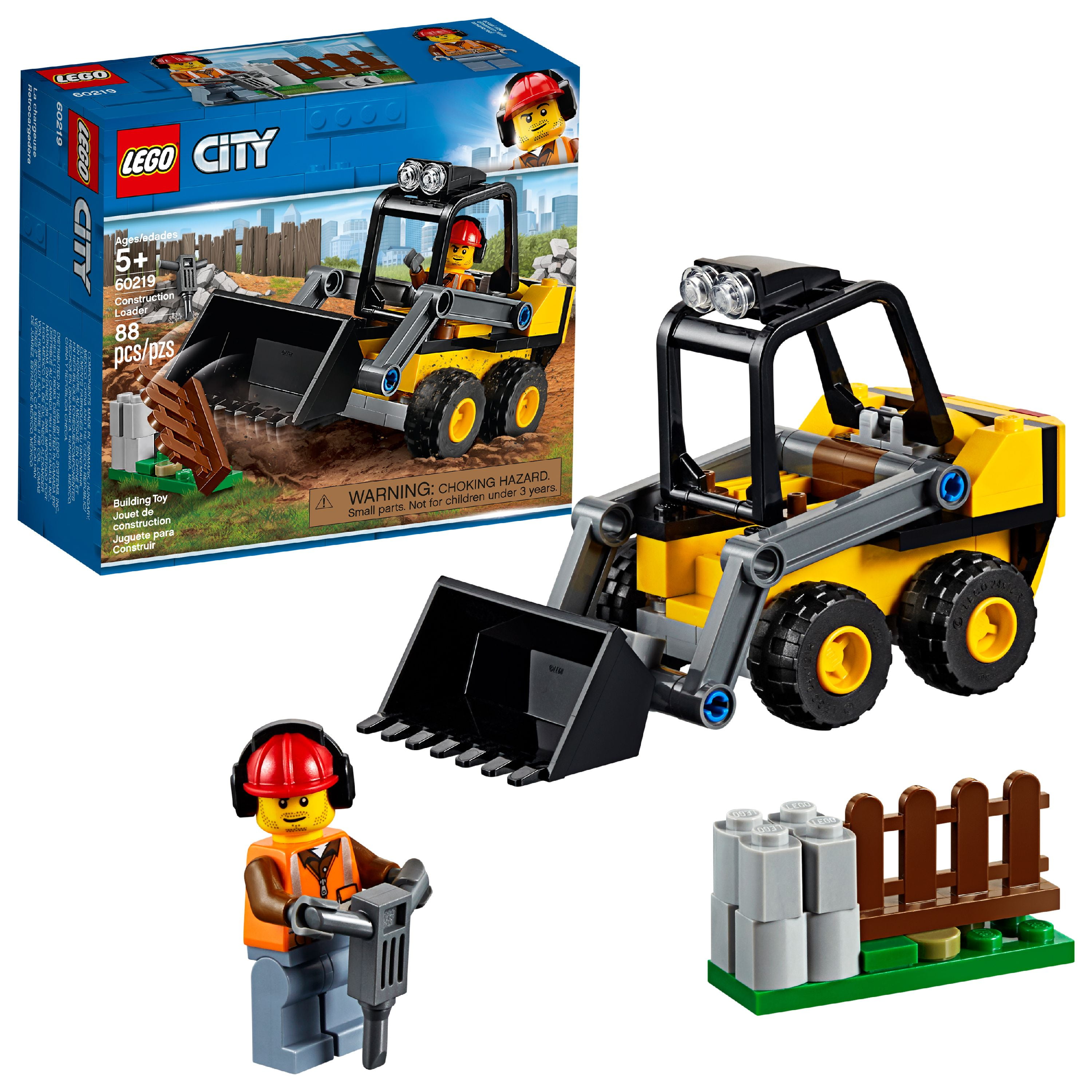 fusionere Gøre en indsats udtale LEGO City Great Vehicles Loader 60219 Construction Truck Set - Walmart.com