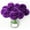 Purple, variant on 12 pcs Artificial Flowers Purple Faux Ball Chrysanthemum Bouquet Flowers Wedding Bouquet for Home Garden Party Wedding Decoration