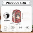 thumbnail image 6 of HELLHERO Coffee Machine Dust Cover for Kitchen Use AntiSlip Waterproof Kitchen Blender Dust Cover, Santa with Gift Boxes and Poinsettias, 6 of 6